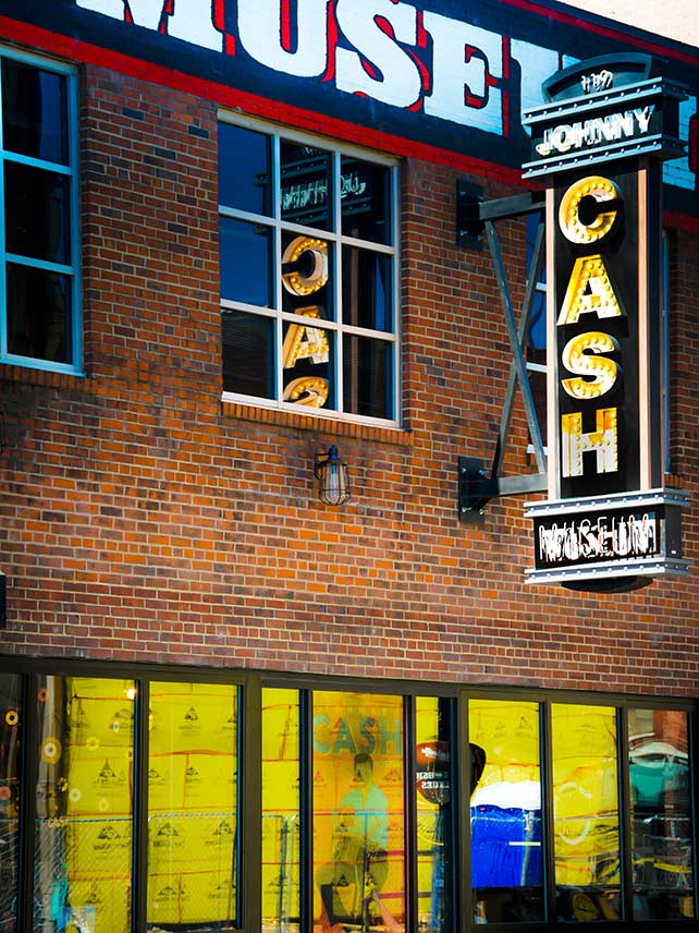 The Johnny Cash Museum in Nashville, TN. ©Jennifer Wright / Alamy Stock Photo.