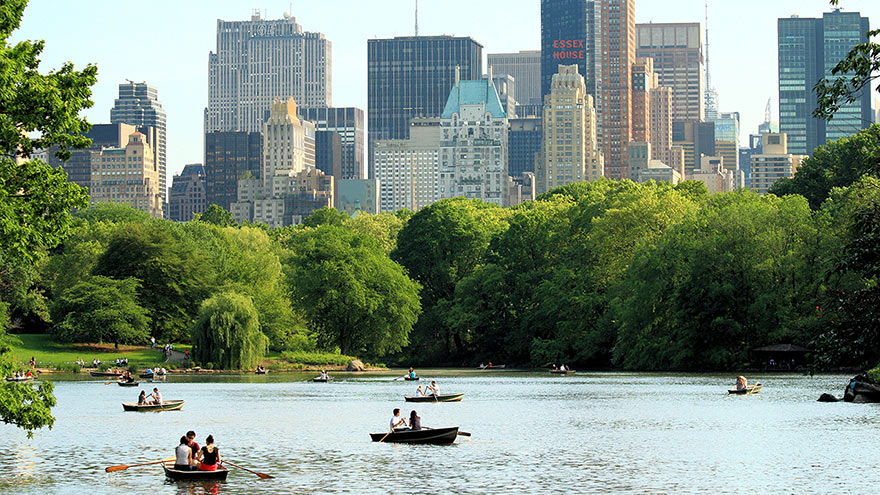 Central Park en bote © Brian D. Bumby/Getty