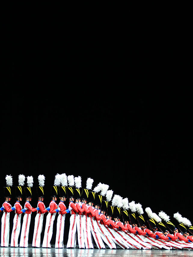 "The parade of the wooden soldiers" - Radio city music hall Christmas spectacular show in New York. ©Sam Dao / Alamy Stock Photo.