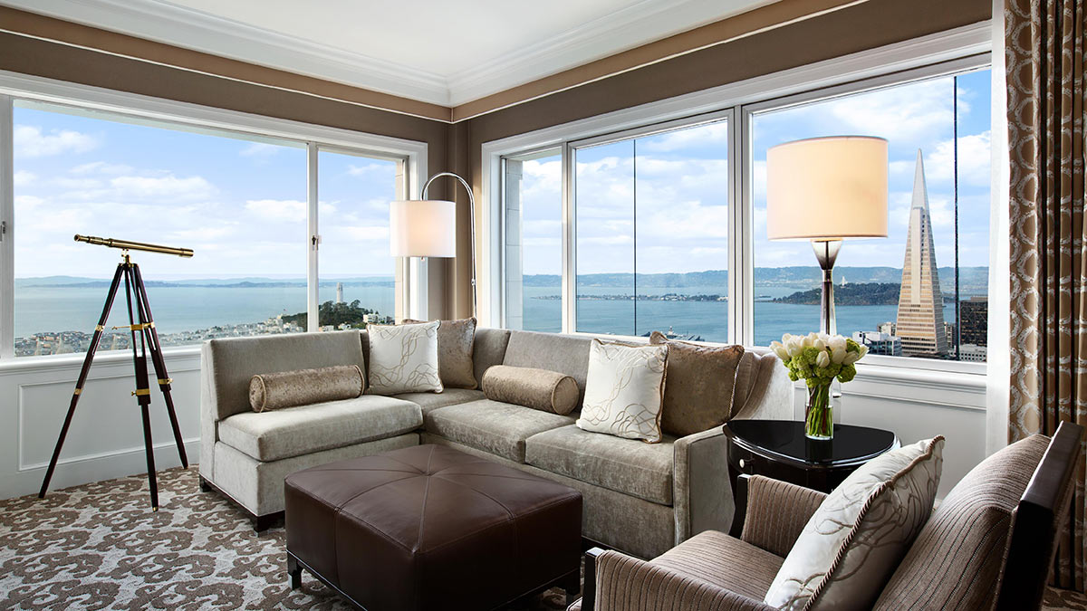 Live on the luxury side, with a one-of-a-kind suite at Fairmont San Francisco