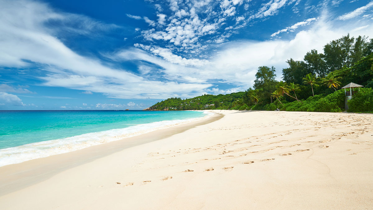 The main island Mahé, has 65 beaches of its own.