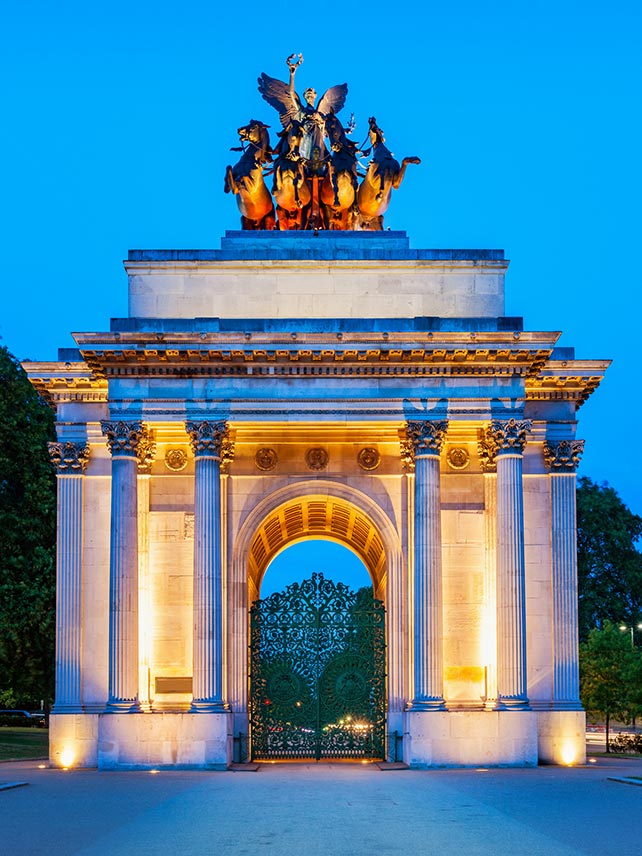 Wellington Arch in Hyde Park