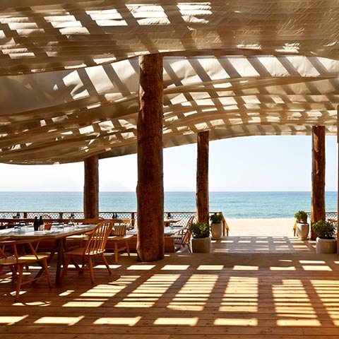 Barbouni Restaurant at The Romanos, a Luxury Collection Resort.
