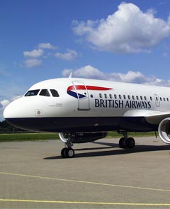 British Airways Airbus A319 G-EUPA.