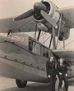 Air Transport Auxiliary aircraft and crew members.
