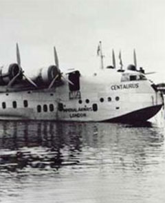 Imperial Airways Short S23 C Class Flying Boat G-ADUT Centaurus.