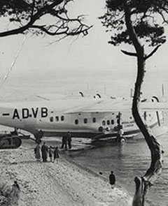 Imperial Airways Short S23 C Class Flying Boat G-ADVB Corsair at Hythe.