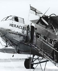 Imperial Airways Handley Page HP42 G-AAXC Heracles at Croydon.