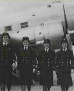 BOAC female cabin crew 1943-1946.