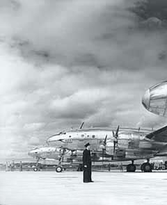 BOAC Lockheed Constellations G-ALAK Brentford, G-ALAM Belfast and G-ALAL Banbury.