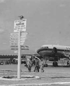 BOAC Handley Page Hermes G-ALDI Hannibal at Nairobi.