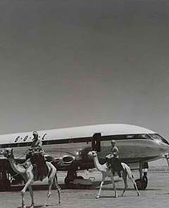BOAC De Havilland Comet 1 G-ALYU at Khartoum.