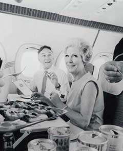 BEA Hawker Siddeley Trident 2 First Class.