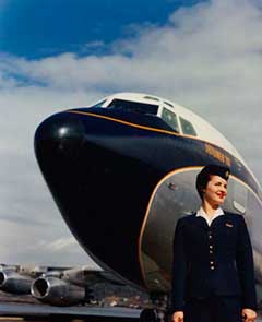BOAC stewardess 1950s -1960s.