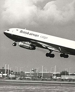 British Airways Cargo Boeing 707-336C G-ASZF.