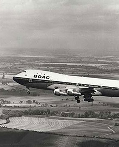 BOAC Boeing 747-136 G-AWNB.