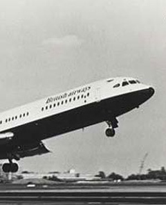 British Airways Hawker Siddeley Trident Three.