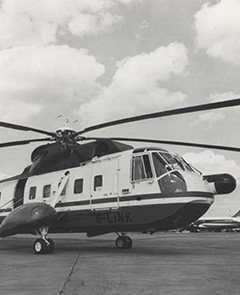 Joint British Airways-British Caledonian-BAA Sikorsky S61N Helicopter G-LINK.