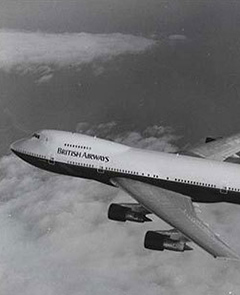 British Airways Boeing 747-136 G-AWNO.