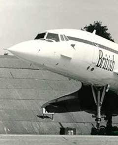 Concorde on tarmac.