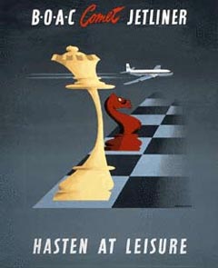 BOAC Comet Jetliner poster.