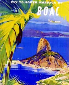 Fly to South America with BOAC poster 3.