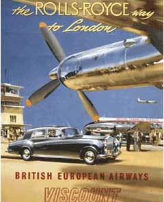 Rolls Royce Viscount Poster.