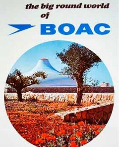 The big round world of BOAC poster.