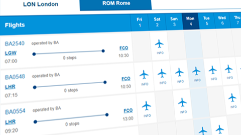 Flight Information Flight News Status British Airways