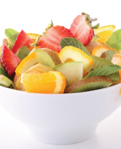 A fruit bowl.