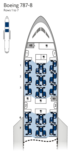 British Airways Business Class Seating Chart