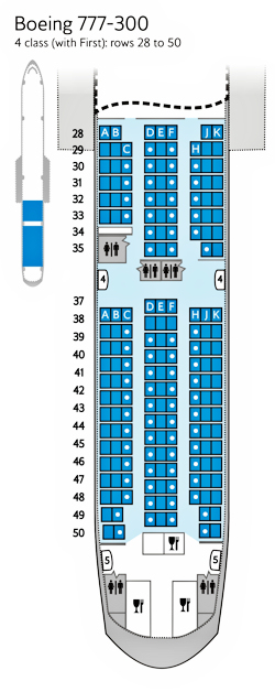 british airways seat map for boeing 777