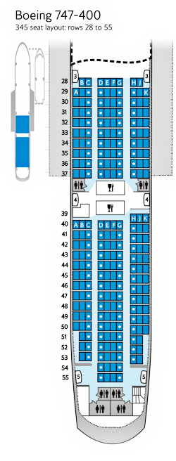 747 Seating Chart