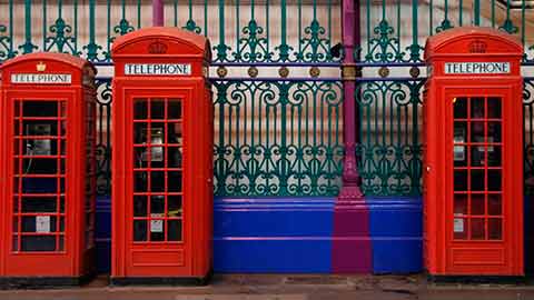 London phone boxes