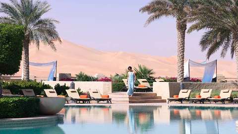 Hébergement - Anantara Qasr Al Sarab Desert Resort - Vue sur piscine - Abu Dhabi