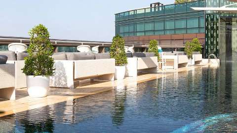 Unterkunft - Jumeirah Creekside Hotel Dubai - Ansicht der Pool - Dubai