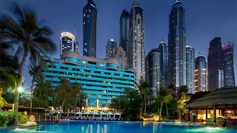 Accommodation - Le Meridien Mina Seyahi Beach Resort & Waterpark - Pool view - Dubai