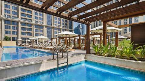 Acomodação - Hilton Dubai Al Habtoor City - Vista para a Piscina - Dubai