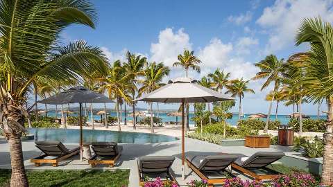 Unterkunft - Jumby Bay Island - Ansicht der Pool - Antigua