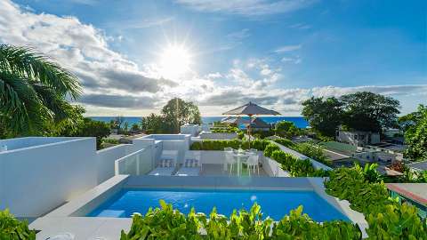 Accommodation - Palm Grove - Pool view - St James