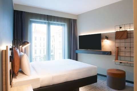 Accommodation - Moxy Brussels City Center - Guest room - Brüssel