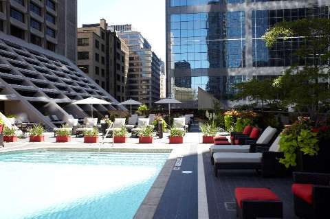 Unterkunft - Hilton Toronto - Ansicht der Pool - Toronto