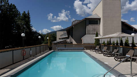 Accommodation - Crystal Lodge Whistler - Pool view