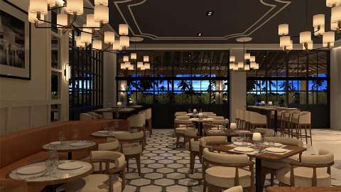 Accommodation - Secrets Playa Esmeralda Resort & Spa - Restaurant