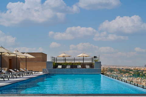 Accommodation - Crowne Plaza WEST CAIRO ARKAN - Pool view - Cairo