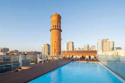 Accommodation - Attica 21 Barcelona Mar - Pool view - BARCELONA