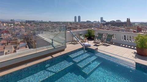 Accommodation - H10 Montcada Boutique Hotel - Pool view - Barcelona