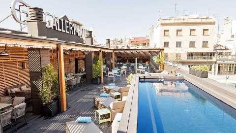 Unterkunft - Gallery Hotel - Ansicht der Pool - Barcelona