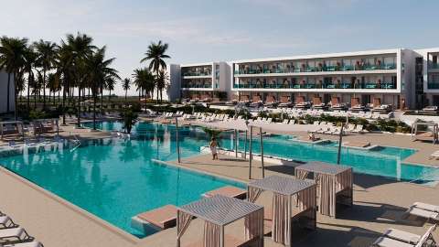 Accommodation - Elba Corralejo Resort & Spa - Pool view - Fuerteventura