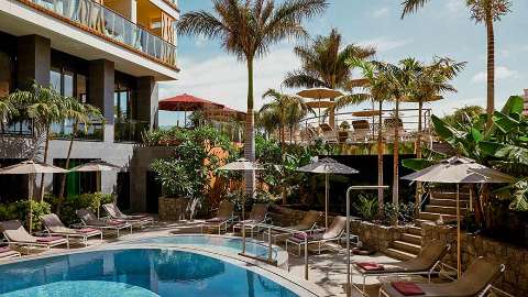 Unterkunft - Bohemia Suites & Spa - Ansicht der Pool - Gran Canaria